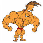 Bodybuilding Cartoon Images
